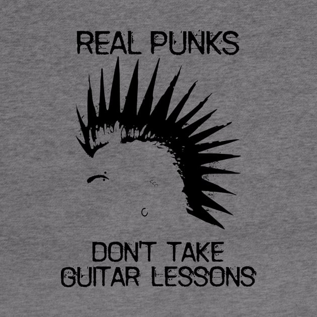 Real Punks Don't Take Guitar Lessons by WordWind